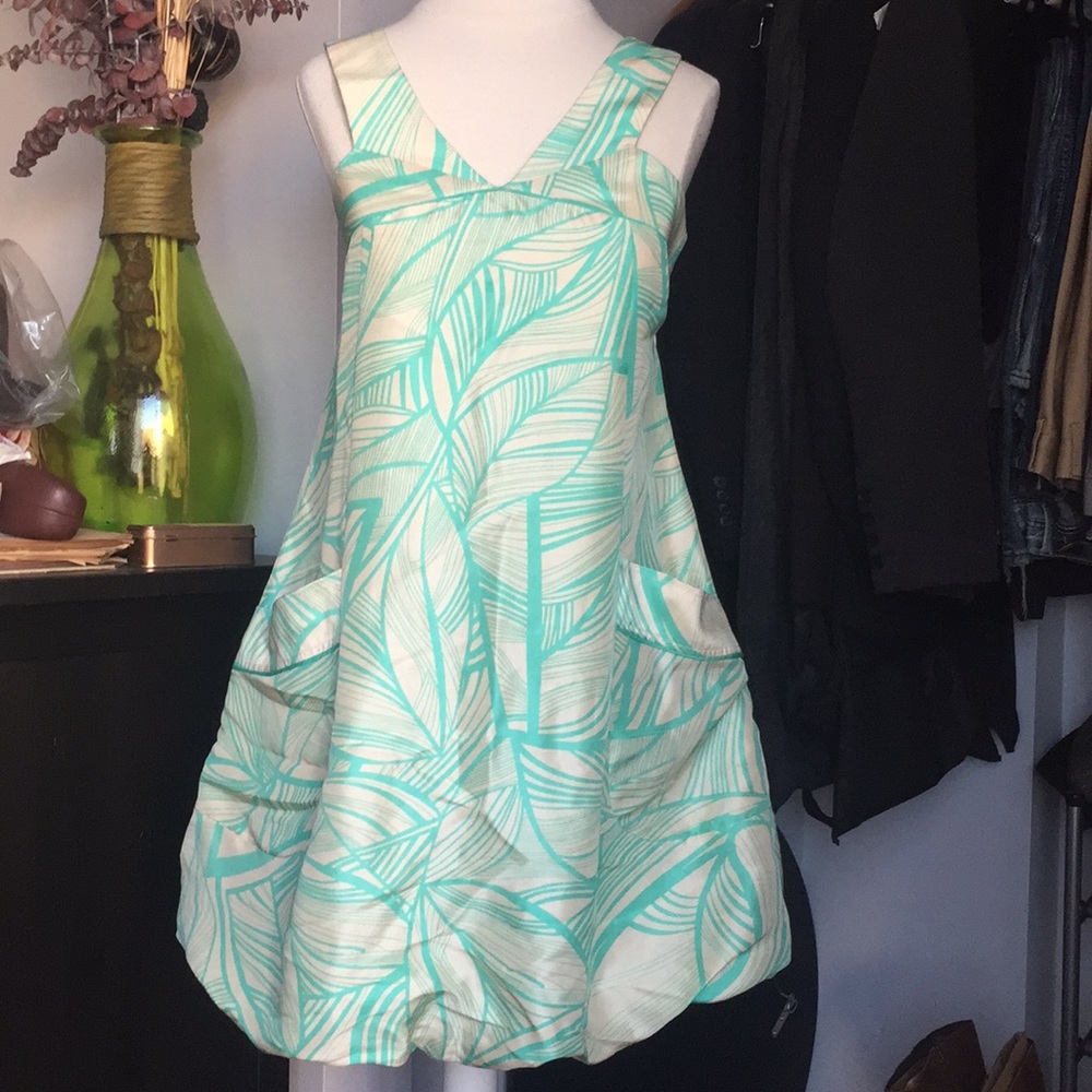 12th Street Cynthia Vincent Silk Bubble Dress